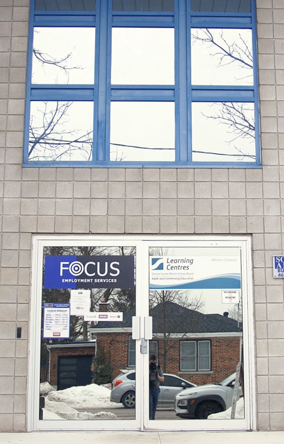 Additional resources image: the front of one of Focus's office buildings.